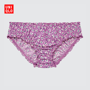 优衣库 女装 短裤(普通腰碎花三角内裤) 450474 uniqlo