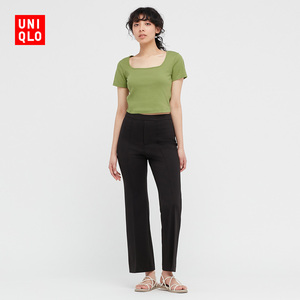 优衣库 女装 休闲喇叭裤 450821 uniqlo