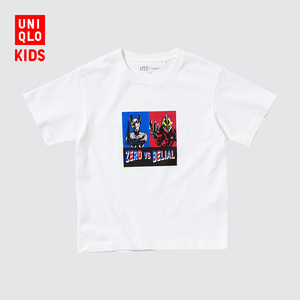 优衣库ut童装/男童/女童ultraman印花t恤(短袖 奥特曼系列)448627