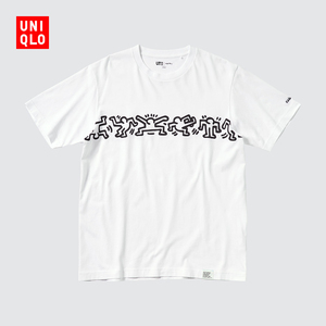 优衣库ut 男装/女装keith haring印花短袖t恤(艺术家系列)446364