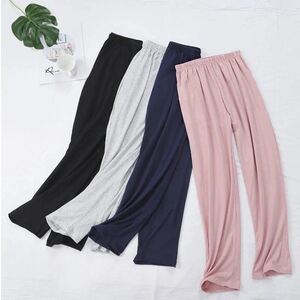 单睡裤女单条春秋宽松薄款夏季长裤显瘦新款潮直筒家居裤外穿休闲