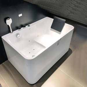 箭牌浴缸1.2米家用坐式按摩1.3m亚克力小户型小尺寸1.4m成人浴盆