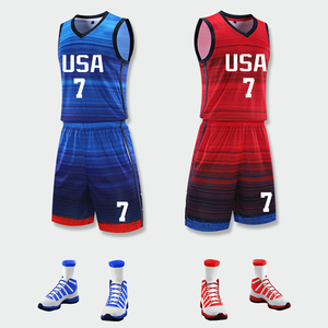 美国队球衣uba男篮训练服2021梦之队新款篮球衣套装定制