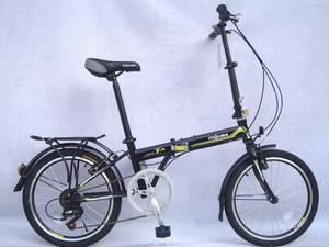 灰鼠风行20寸自行车6段变速车折叠自行车 单车