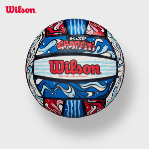 wilson威尔胜官方机缝耐用彩色花色排球机缝pvc pu沙滩五号排球