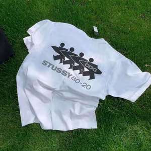 阿烦新品 stussy cdg 海滩冲浪板印花短袖 40周年联名t恤男女潮牌