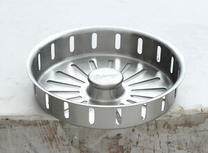 普乐美c3/c4下水器配件厨房洗菜盆提笼下水器 304不锈钢水槽提篮