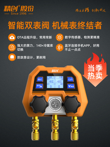精创DMG-4B数字加氟表 汽车空调专用加氟套装 雪种冷媒空调压力表