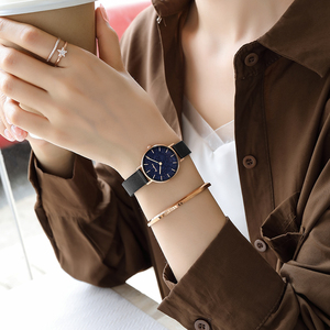 cavaliere黑金手表女ins风2021年新款石英表轻奢时尚星空女士手表