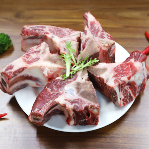 伊赛 国产原切肋脊排1.5kg  谷饲新鲜冷冻带骨牛肉牛肋排