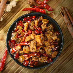 麻辣冷吃鸡丁四川特产自贡冷吃麻辣鸡肉休闲小零食200g袋装开袋即