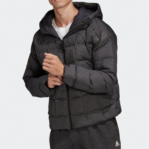 adidas阿迪达斯zne男装冬新款户外连帽防风保暖羽绒服外套dz1446