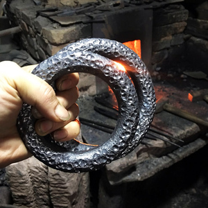 手工锻打洪拳负重手环武术品金刚圈铁手环铁线拳练功健身环咏春拳