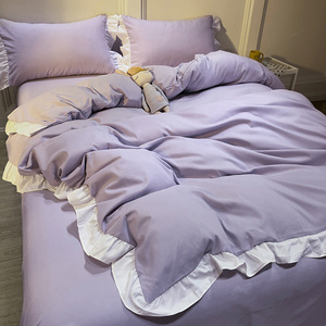 老式床单紫色