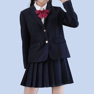 基础款西装外套正统西式jk制服高中校服女生班服日系西服外套春秋