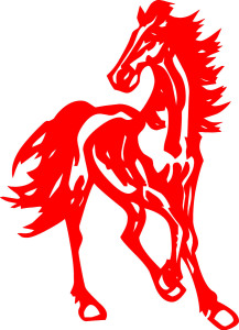 eb60生肖马剪纸马到成功喜庆装饰剪纸画窗花墙贴红色节日贴纸成品