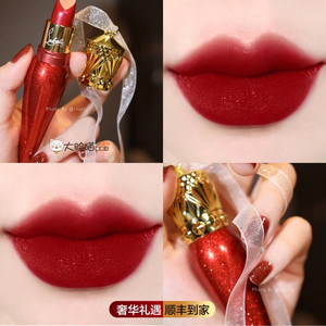 正品christian louboutin萝卜丁cl口红女王权杖001m刻字圣诞限定