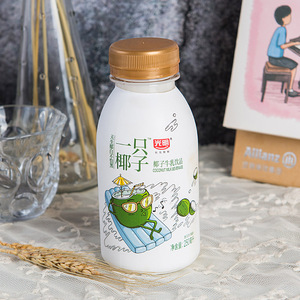 光明一只椰子牛奶乳品250ml/瓶荔志桃桃/巧克努力营养早餐奶