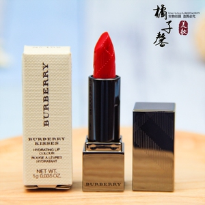 专柜 中小样巴宝莉口红博柏利之吻晶润凝彩唇膏1g军红色109