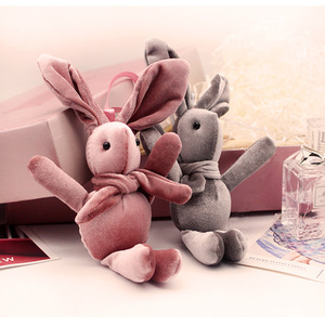 网红许愿兔公仔伴手礼盒小兔子小玩偶毛绒玩具小号可爱幸运兔挂件