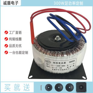 300W全铜线环形变压器环牛功放电源双32V30V28V26V24V18V步进电机