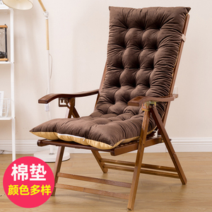 躺椅棉垫子水晶绒四季通用加厚秋冬季折叠懒人椅座垫套摇椅可拆卸