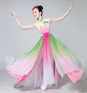 古典舞服装淡雅