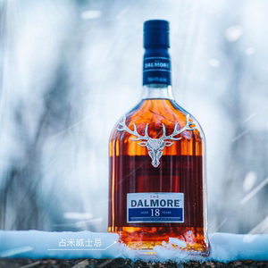 达尔摩达摩大摩18年dalmore苏格兰单一麦芽700ml占米威士忌