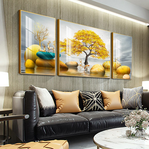 水晶画客厅壁画招财