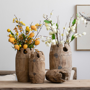 花瓶摆件客厅插花ins风复古怀旧艺术风格设计师陈列道具花器花桶
