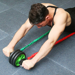 腹肌轮健腹轮健身器材男女家用静音女士初学者收腹瘦腰锻炼马甲线
