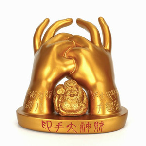 特价 李居明吉祥物 财神大手印 横财就手 八运当令 大黑天招财手