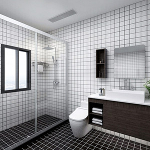 卫生间瓷砖300x600厨房北欧格子砖面包砖白色小砖内墙小白砖30x60