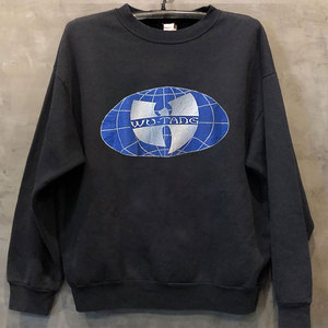 wu-tang clan武当派嘻哈hiphop说唱vintage美式复古男女长袖卫衣