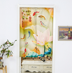 客厅隔断门帘半截门帘全帘风水挂帘春季装饰短门帘玄关半挂风水帘