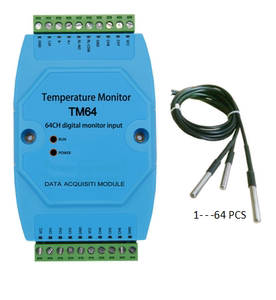 RS485温度巡检仪 多路DS18B20采集 8路共64个探头 多路温度变送器