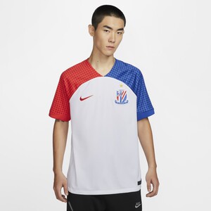 正品nike耐克上海申花客场球迷版drifit男子速干足球球衣hf7188_阿里