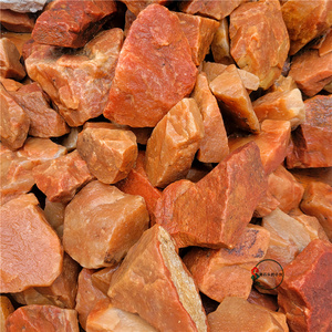 天然红东陵玉原石手把件裸石毛料雕刻摆件鱼缸石配件文玩玉料水晶