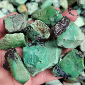天然绿松石原石毛料