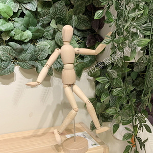900人付款淘宝宜家木人玩偶吉特达木偶人娃娃人体可动关节模型儿童