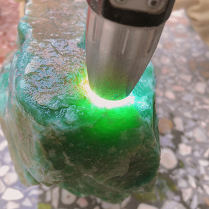 天然非洲绿色东陵玉原石客厅摆件玉石独龙玉翡翠手镯吊坠雕刻原料