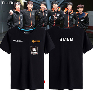 lol全球总决赛rox tiger战队联盟游戏lck联赛夺冠队服男t恤短袖夏