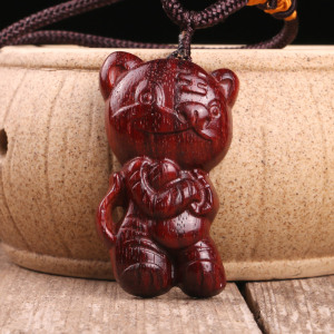 木雕十二生肖吊坠 红木挂件 生肖挂件 猪牛挂件羊挂件紫檀挂件