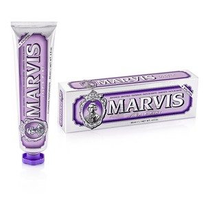 意大利玛尔斯marvis紫色茉莉薄荷女士成人牙膏美白清口气去黄85ml