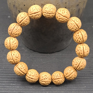 野生同树铁蛋高密度脑纹桃核手串山西中条山精品桃胡佛珠菩提文玩