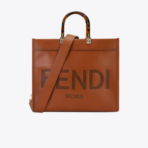 fendi 芬迪 女士fendi roma压花中号阳光购物手提袋
