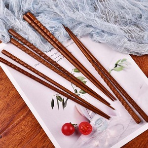 木筷子尖头家用防滑高档耐高温铁木无漆实木日式寿司料理细头细尖