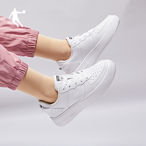 乔丹小白鞋女鞋秋季新款百搭休闲鞋子空军一号透气运动鞋低帮板鞋