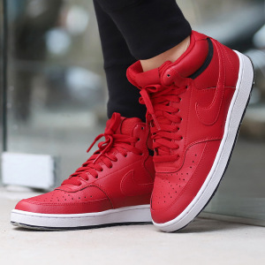 nike耐克女鞋2020秋季新款运动鞋新年款红鞋子高帮复古休闲鞋板鞋