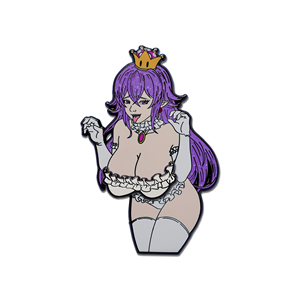 【2件9折】topunk 害羞幽灵王/嘘嘘鬼王姬 可脱卸限量金属徽章pin